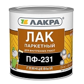 Лак ПФ-231 Lakra паркетный 2,4 кг