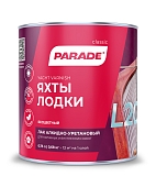 Лак яхтный Parade L20 Яхты & Лодки полуматовый 0,75 л