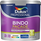 Краска фасадная Dulux Bindo Facade для фасадов и цоколей база BW 2,5 л