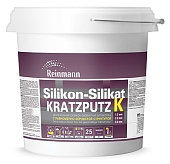 Штукатурка декоративная Reinmann Silikon-Silikat KratzPutz K 2 мм база С 25 кг