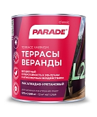 Лак универсальный Parade L25 Террасы & Веранды полуматовый 0,75 л