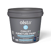 Краска влагостойкая Olsta Chalky Furniture Paint для деревянной мебели база А 0,9 л