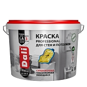 Краска интерьерная Dali Professional акриловая база А 9 л