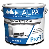 Краска универсальная Alpa Profi 7 латексная база С 9,06 л