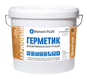 Герметик акриловый Remont plus тёплый шов дуб 10 кг