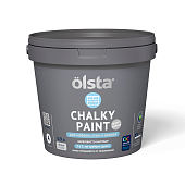 Краска-грунт Olsta Chalky Paint для мебели, стен и дверей база А 0,9 л