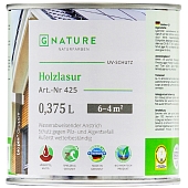 Деревозащитное средство GNature 425 Holzschutz Ol-Lasur 0,375 л