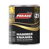 Грунт-эмаль Parade Hammer Enamel Z1 гладкий RAL9016 белый 0,45 л