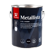 Краска специальная Tikkurila Metallista по ржавчине чёрный 2,3 л